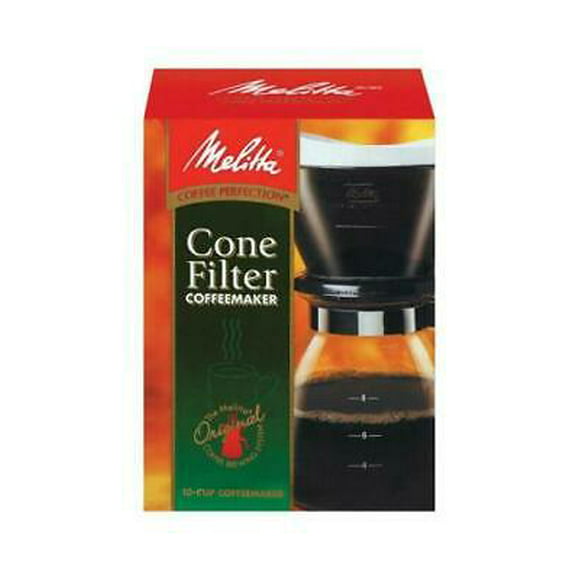 Melitta Pour Over Brewing Cone with 52oz Glass Carafe 640616 
